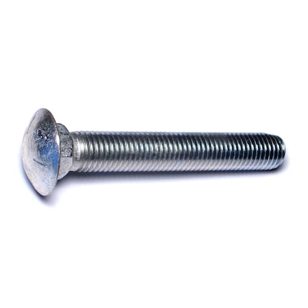 Midwest Fastener 3/4"-10 x 5" Zinc Plated Grade 5 Steel Coarse Thread Carriage Bolts 20PK 07534